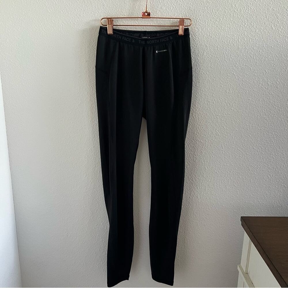 The North Face Women's Base Layer Flash Dry Pants Spellout Waist Black Small